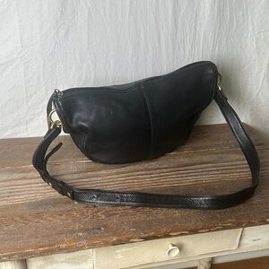 Sharif Elegant Black Shoulder Bag